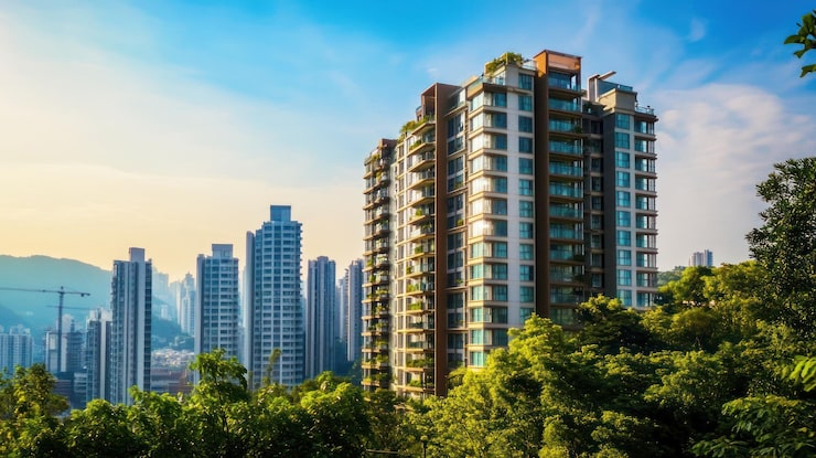 Shriram Stellar Koyambedu Chennai luxury apartment tower banner