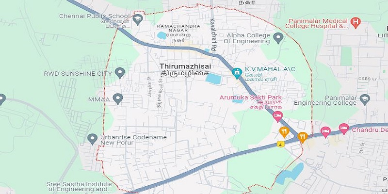 Shriram Thirumazhisai Location Map