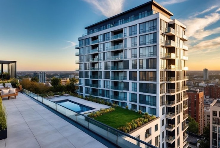 Shriram Properties family apartments offering 3 BHK homes, representative rendering