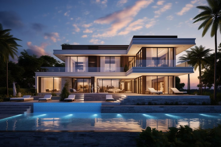 Shriram Grand City township with apartment blocks and villas near Uttarpara Kolkata, representative rendering