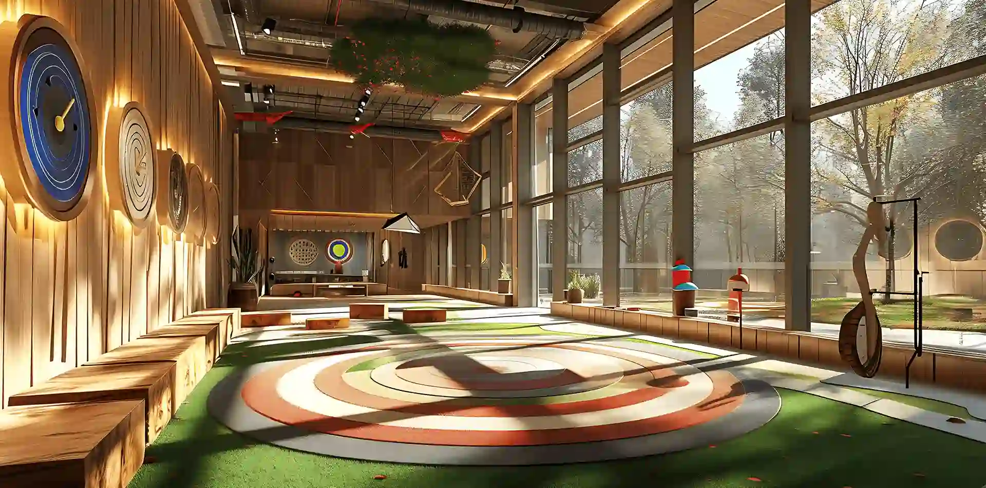 Elegant lobby area design at Shriram Sunshine Two Uttarpara